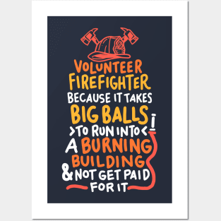 Volunteer FireFighter Posters and Art